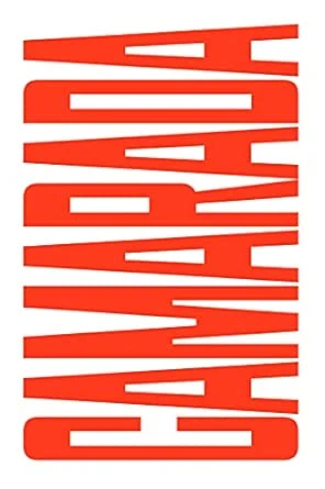 Capa do livro "Camarada: um ensaio sobre pertencimento político", uma capa toda branca com a escrita "Camarada" em vermelho em grandes letras.